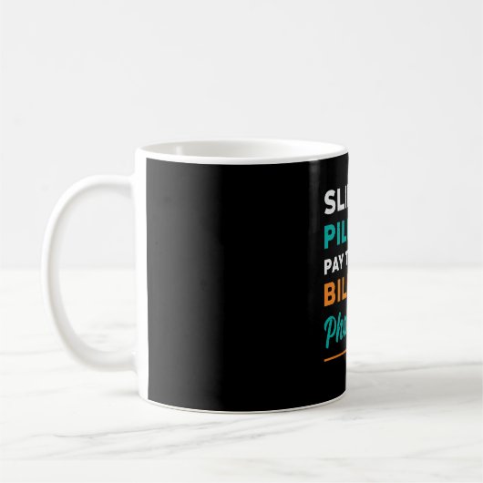 Mug Technicien en pharmacie pilules de collage pharmac (Gauche)