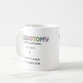 Mug Technicien en pharmacie sur mesure PBT Phlebotomie (Devant gauche)