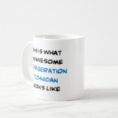Mug technicien en réfrigération, génial (Devant gauche)