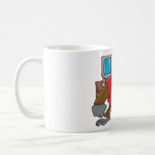 Mug Technicien en sécurité informatique Gorille en col (Gauche)