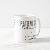 Mug Technicien en soins aux patients sur mesure Cadeau (Devant droit)