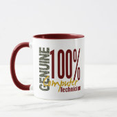 Mug Technicien véritable d'ordinateur (Gauche)