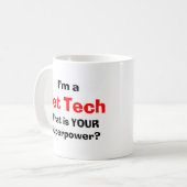 Mug technicien vétérinaire (Devant gauche)