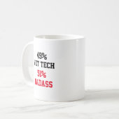 Mug Technicien Vétérinaire Badass (Devant gauche)