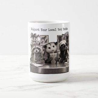 Mug Technicien Vétérinaire Raton Laveur Opossum Moufet