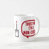 Mug Technicienne en Manucure Esthéticienne Manucure Sa (Devant droit)