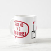 Mug Technicienne en Manucure Esthéticienne Manucure Sa (Devant gauche)
