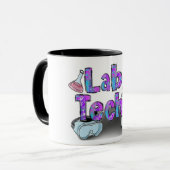 Mug Technique de laboratoire mignonne (Devant gauche)