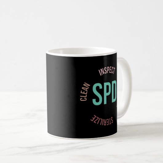 Mug Technique de traitement stérile Technique de trait (Devant droit)
