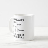 Mug Techniquement, Le Verre Est Toujours Plein (Devant gauche)