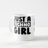 Mug Techno Clubbing Raver Electro Rave Just A Techno G (Devant gauche)