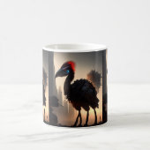 Mug "Techno-Feathers : Le robot futuriste Emu" (Centre)