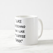 Mug Techno Music Rave DJ Electro Festival Party Cadeau (Devant droit)