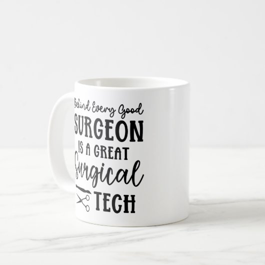 Mug Technologie chirurgicale | Appréciation du technol (Devant gauche)