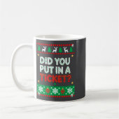 Mug Technologie de l'information Funny Noël Ordinateur (Gauche)