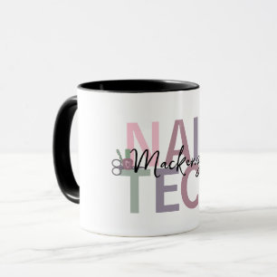 Mug Technologie de l'ongle personnalisée