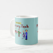 Mug Technologie de pharmacie avec la conception de (Devant gauche)