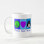 Mug Technologie de vétérinaire d'amour de paix (Gauche)