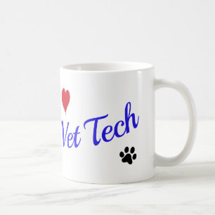 Mug Technologie de vétérinaire - empreintes de pattes