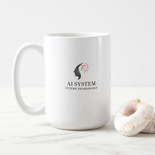 MUG TECHNOLOGIE FUTURE DU SYSTÈME D'IA (Avec donut)