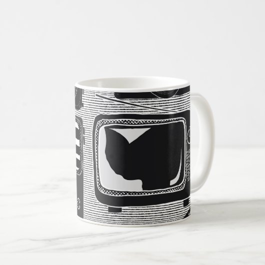 Mug Technologie rétro (Devant droit)