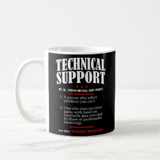 Mug Technologie Support Définition Ingénieur Ordinateu