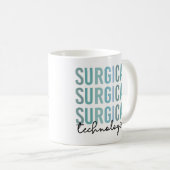 Mug Technologue chirurgical Technique chirurgicale Tec (Devant droit)