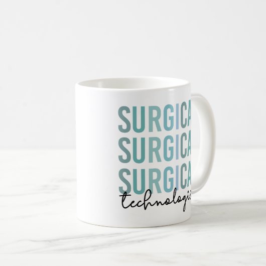 Mug Technologue chirurgical Technique chirurgicale Tec (Devant droit)