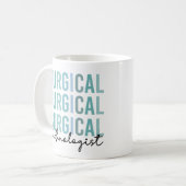 Mug Technologue chirurgical Technique chirurgicale Tec (Devant gauche)