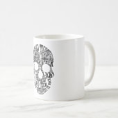 Mug Technologue crânien technique Rad Xray Radiologie (Devant droit)