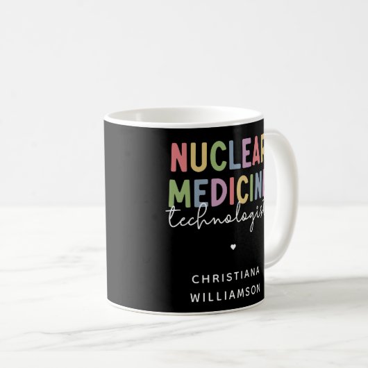 Mug Technologue en médecine nucléaire sur mesure CNMT (Devant droit)
