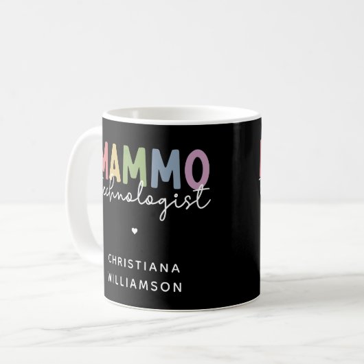 Mug Technologue Mammographie sur mesure (Devant gauche)