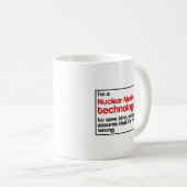 Mug Technologue nucléaire de médecine (Devant droit)