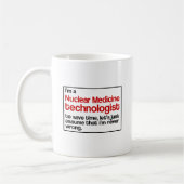 Mug Technologue nucléaire de médecine (Gauche)