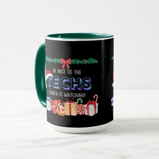 Mug Techs Père Noël (Devant gauche)