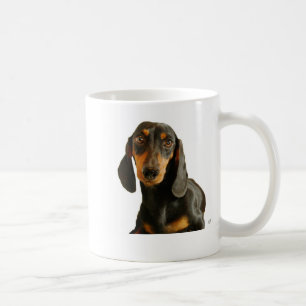 Mug Teckel (aux cheveux courts Brown de miniature)