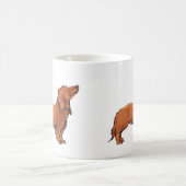 Mug Teckel aux cheveux longs (Centre)