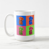 Mug Teckel d'art de bruit (Gauche)