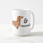 Mug Teckel de délivrance (Devant droit)