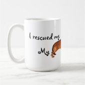 Mug Teckel de délivrance (Gauche)