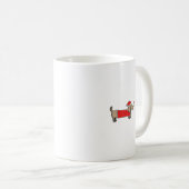 Mug Teckel de Noël (Devant droit)
