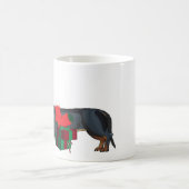 Mug Teckel de Père Noël sur Noël (Centre)