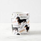 Mug Teckel ou motif mignon de Doxie (Centre)
