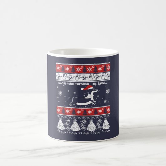 MUG TECKEL PAR LA NEIGE (Centre)