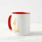 Mug Ted Lasso | AFC Richmond Gold Arched Logo (Devant gauche)
