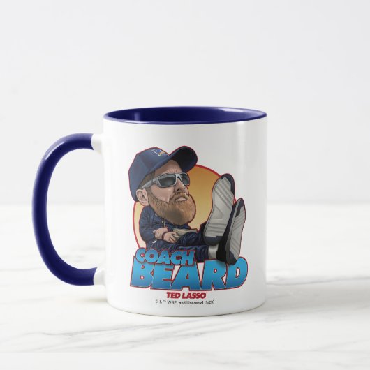 Mug Ted Lasso | Coach Beard Bobblehead (Gauche)