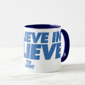 Mug Ted Lasso | Je crois en la croyance (Devant droit)