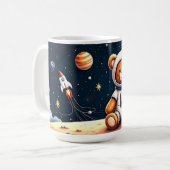 Mug Teddy Astronaute Rêves de Fusée (Devant gauche)