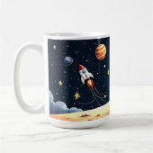 Mug Teddy Astronaute Rêves de Fusée (Gauche)