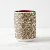 Mug Teddy Bear Brown Gold Parties scintillant (Centre)